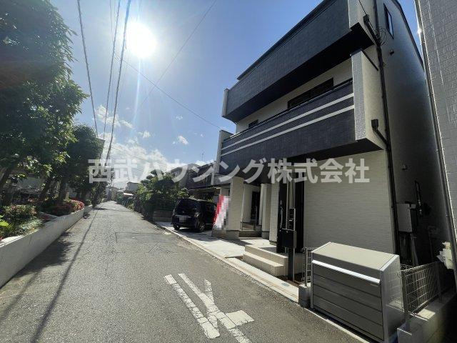 【仲介手数料無料】所沢市南住吉全４棟Ｃ号棟　所沢市の新築住宅なら西武ハウジングの前面道路含む現地写真
