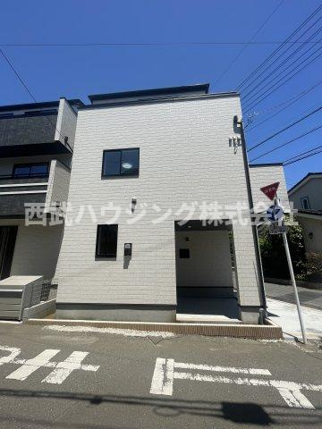 【仲介手数料無料】所沢市南住吉全４棟Ｄ号棟　所沢市の新築住宅なら西武ハウジングの前面道路含む現地写真