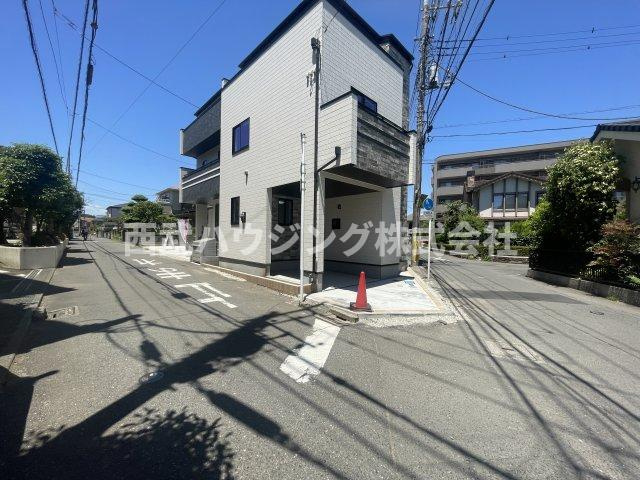 【仲介手数料無料】所沢市南住吉全４棟Ｄ号棟　所沢市の新築住宅なら西武ハウジングの前面道路含む現地写真