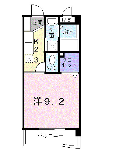 【間取り】 | グリーンコートⅢ番館