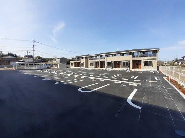【駐車場】 | ＰＡＲＫＳＩＤＥ　ＣＯＵＲＴⅣ | 駐車場に車を止められます