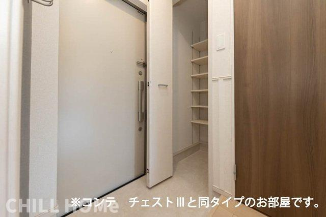 ラニカイ・Ｍの玄関|当社、チルホームのHPもご覧ください(^^)/物件情報多数♪