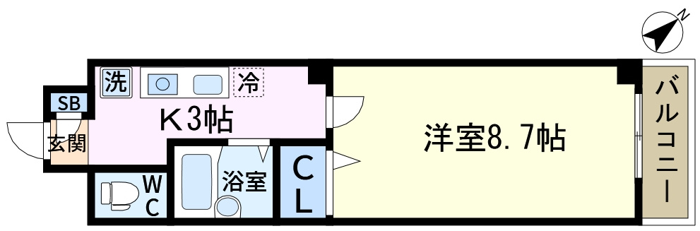 第三アサヒハイツの間取り