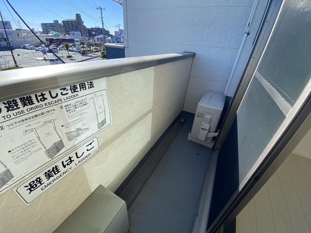 エトワール東浦和のバルコニー