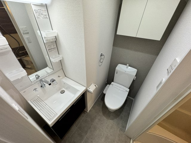 クレストコート希望ヶ丘の洗面所
