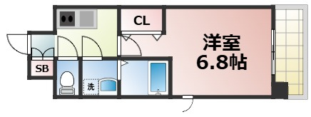 【間取り】 | レジュールアッシュ玉造　仲介手数料無料