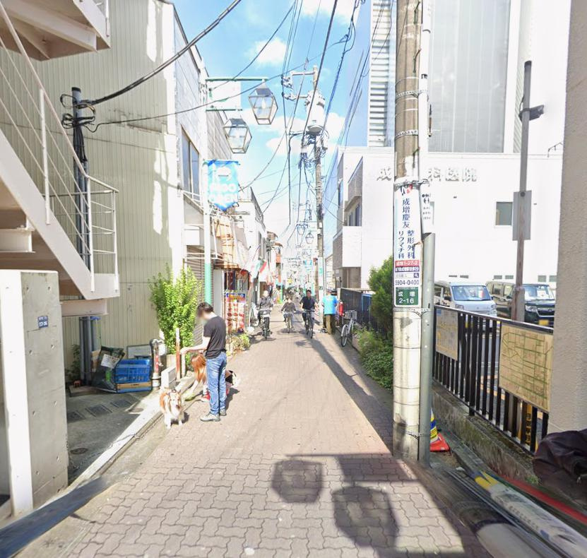 板橋区成増２丁目の店舗一部の周辺