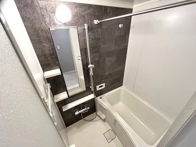 大師パールハイムの浴室|浴室になります。追い炊き機能、浴室乾燥機も設置されています。