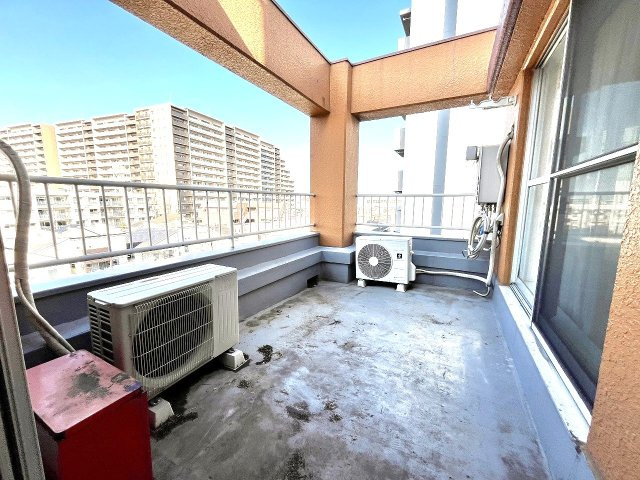 大師パールハイムのバルコニー|風通しもよさそうなバルコニーですので、洗濯物もよく乾きそうです。