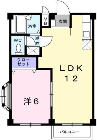 エルディムＳＢの間取り