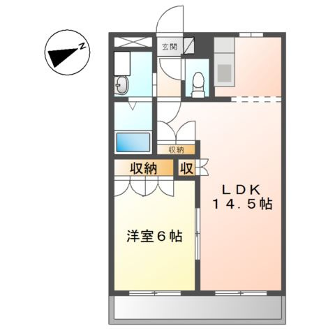 シャルマン祇園の間取り