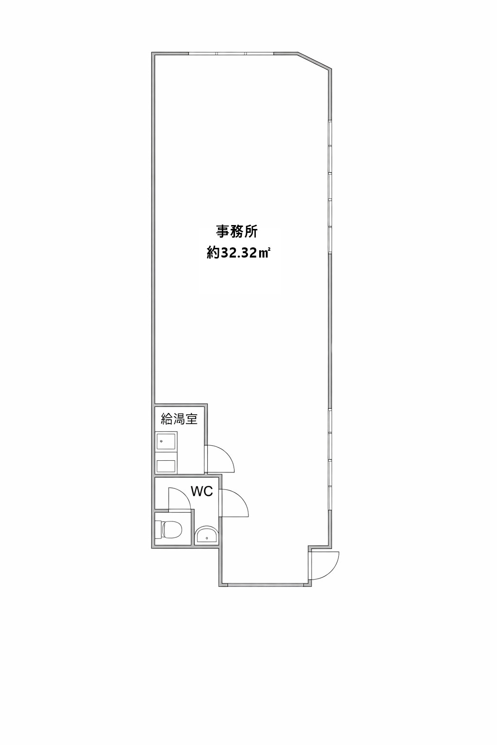 ARCASA　IMAZATOテナントの間取り