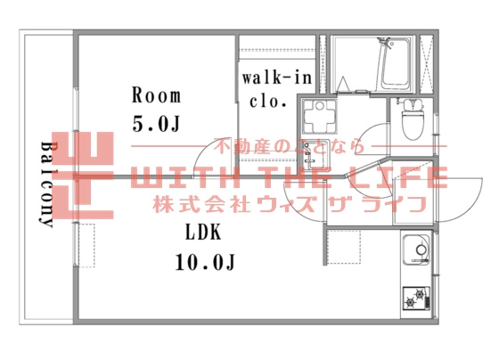 ニューコーポ高田【キャッシュバック対象物件】の間取り