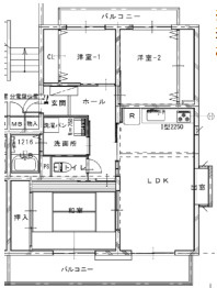 グレース蓮池の間取り