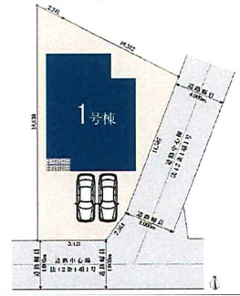 【区画図】 | 名古屋市千種区春里町1丁目1-33【仲介手数料無料】新築一戸建て  
