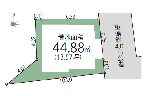 板橋区大谷口1丁目　省エネ適合住宅　限定1棟の区画図