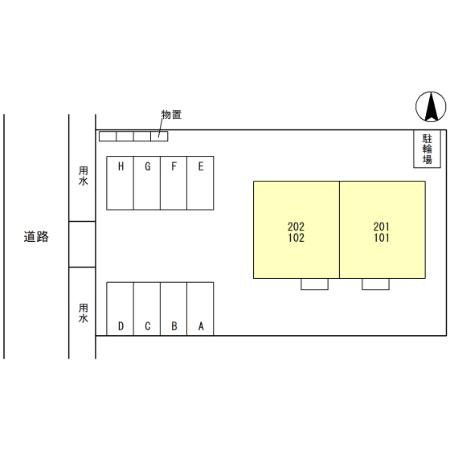 ヴィラポンテの区画図