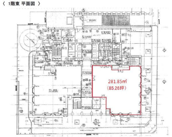 クラボウアネックスビルの区画図