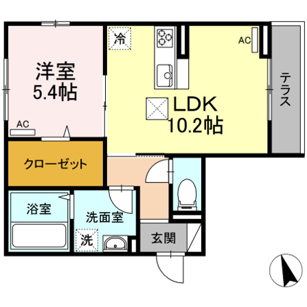 Ｄ－ｒｏｏｍ白萩町