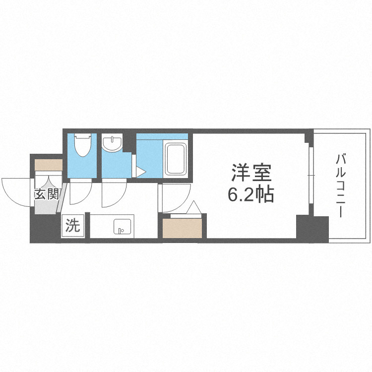 グランカリテ九条南の間取り
