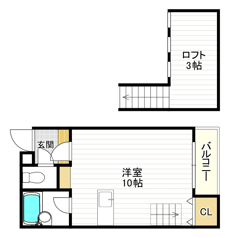 エクラ平野の間取り