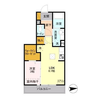 【間取り】 | ルーヴル三橋　Ｂ