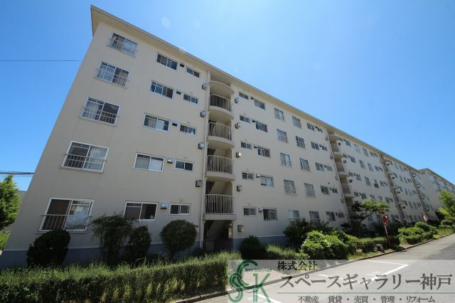 神陵台東住宅56号棟の外観パース
