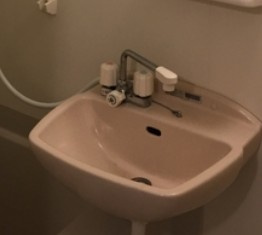 サンウィッシュの洗面所