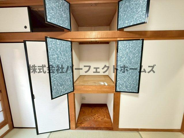 池之宮1丁目戸建　賃貸の収納|ちょっとした収納スペースも充実しています
