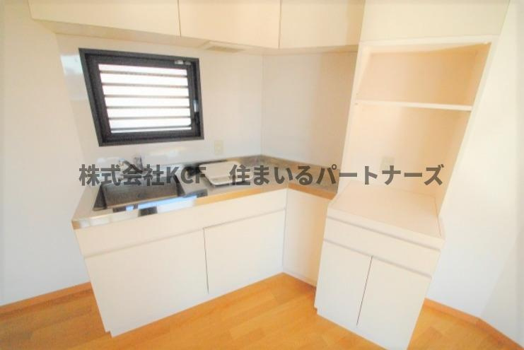 青木ビルのキッチン|きれいなキッチンです