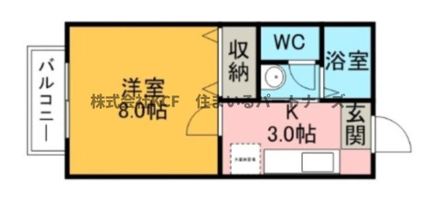 エクレールフラッツの間取り