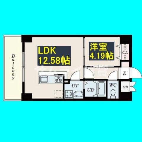 GRANDUKE新栄の間取り