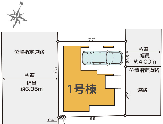 【仲介手数料無料】所沢市北秋津９期全１棟　所沢市の新築住宅なら西武ハウジングの間取り