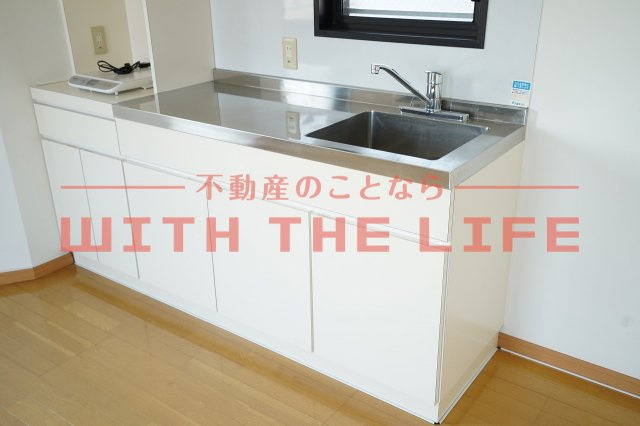 青木ビル【キャッシュバック対象物件】のキッチン|キッチンでお料理をお楽しみください
