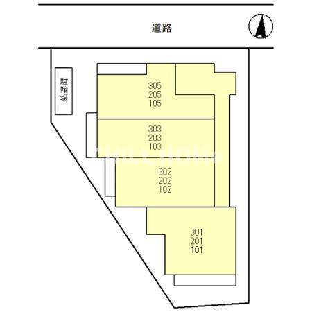 D-ROOM和田町の区画図|当社、チルホームのHPもご覧ください(^^)/物件情報多数♪