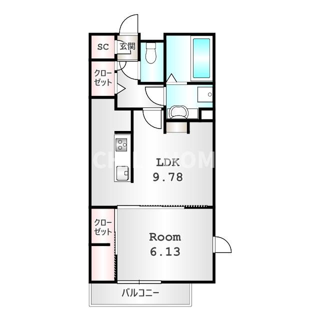 D-ROOM和田町の間取り|当社、チルホームのHPもご覧ください(^^)/物件情報多数♪