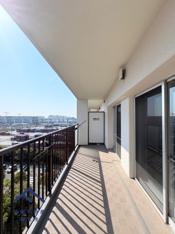 のむら貝塚ガーデンシティ六番館のバルコニー