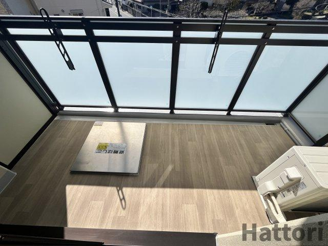 ブランシエスタ南吹田パークサイドのバルコニー