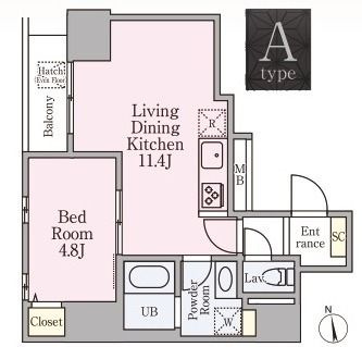 GrandeMaison浅草合羽橋の間取り
