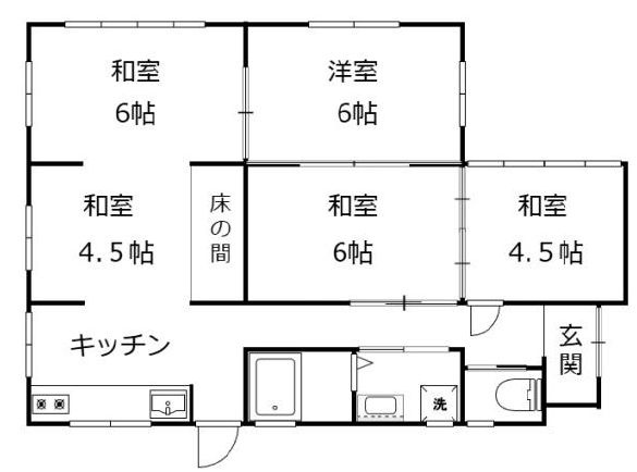 壬生町中央町の間取り