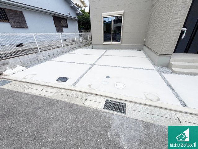 24(土)25(日)現地見学可能！◆堺市美原区平尾　第3期の駐車場|駐車スペース！散水栓があるので、こまめに愛車を洗えます！