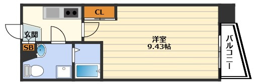 SERENiTE天六西の間取り