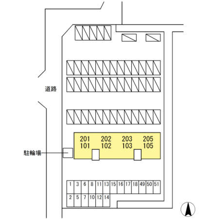 ビューテラス十津の区画図