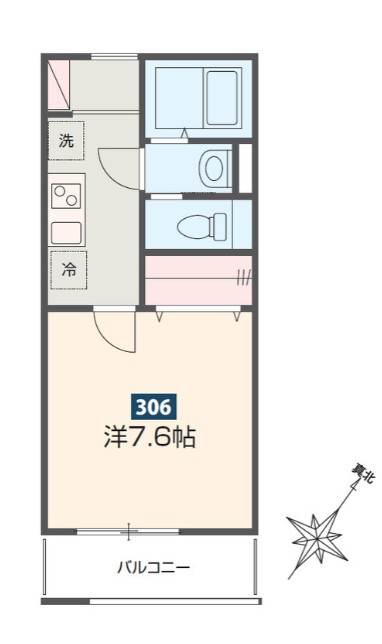 MELDIA春日部の間取り