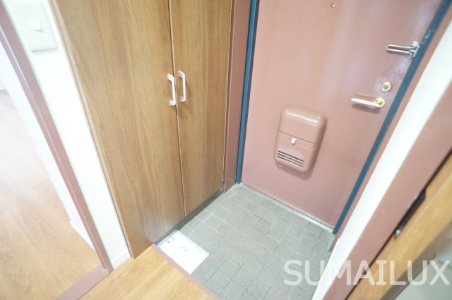 熊本市南区砂原町の賃貸マンションの玄関