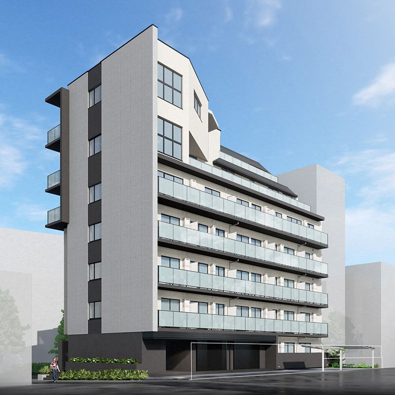 ラ・カーサ広尾の外観パース