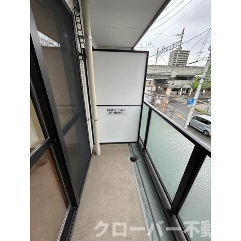 プランドール坂出駅前のバルコニー