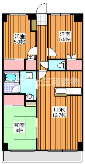 リブレ和光の間取り