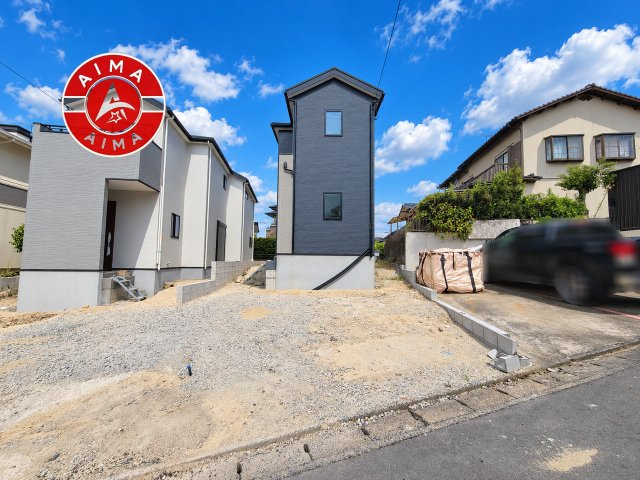 那珂川市王塚台1丁目第2-2棟（2号棟）の外観|デザイン性のある外観です。