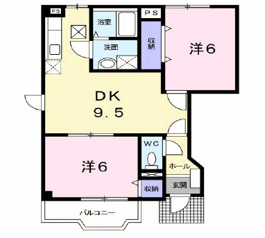 【間取り】 | フォンテーヌ　北館